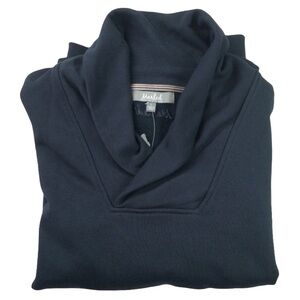 Marled French Terry Shawl Collar Pullover Size L